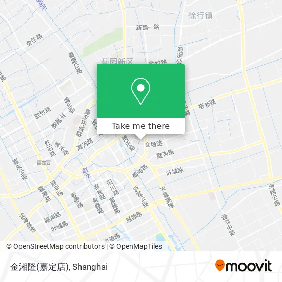金湘隆(嘉定店) map