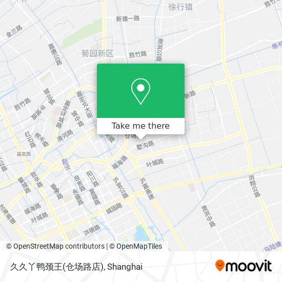 久久丫鸭颈王(仓场路店) map