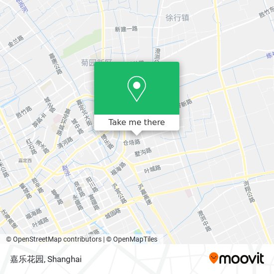 嘉乐花园 map