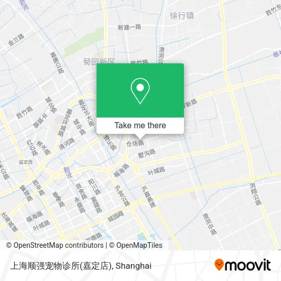 上海顺强宠物诊所(嘉定店) map