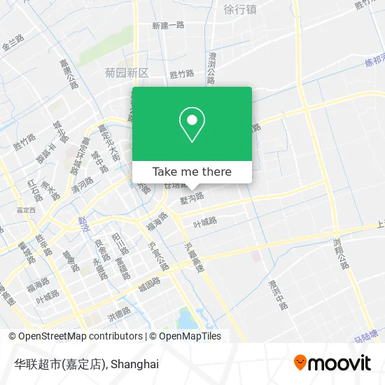 华联超市(嘉定店) map