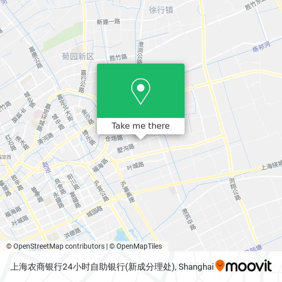 上海农商银行24小时自助银行(新成分理处) map