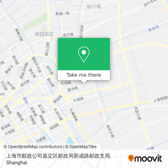 上海市邮政公司嘉定区邮政局新成路邮政支局 map