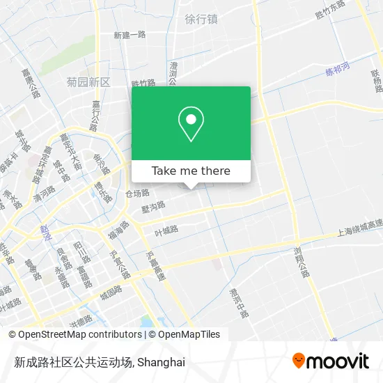 新成路社区公共运动场 map