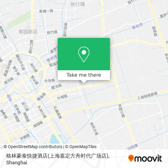 格林豪泰快捷酒店(上海嘉定方舟时代广场店) map