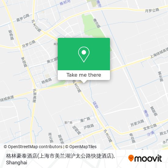 格林豪泰酒店(上海市美兰湖沪太公路快捷酒店) map
