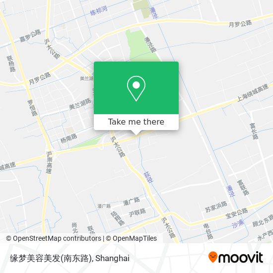 缘梦美容美发(南东路) map