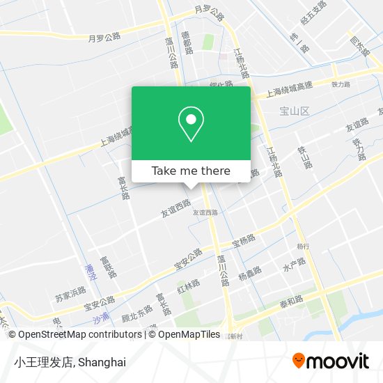 小王理发店 map