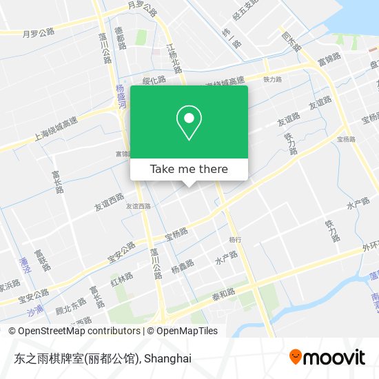 东之雨棋牌室(丽都公馆) map