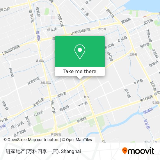 链家地产(万科四季一店) map
