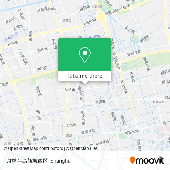 康桥半岛新城西区 map