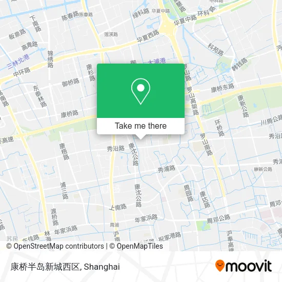 康桥半岛新城西区 map