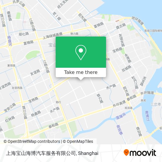 上海宝山海博汽车服务有限公司 map