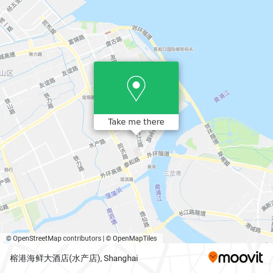 榕港海鲜大酒店(水产店) map