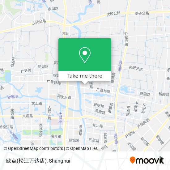 欧点(松江万达店) map