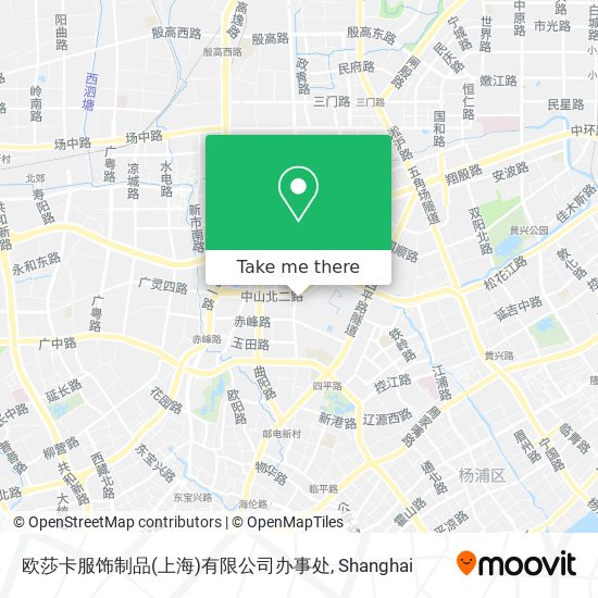欧莎卡服饰制品(上海)有限公司办事处 map