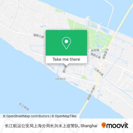长江航运公安局上海分局长兴水上巡警队 map