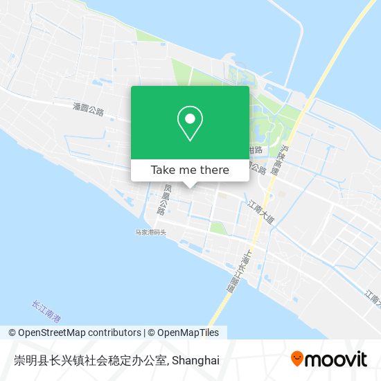 崇明县长兴镇社会稳定办公室 map