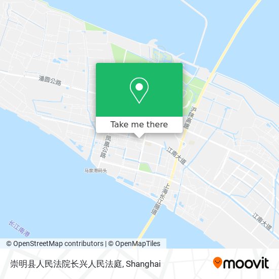 崇明县人民法院长兴人民法庭 map