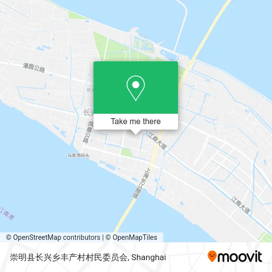 崇明县长兴乡丰产村村民委员会 map