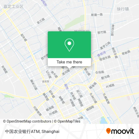 中国农业银行ATM map