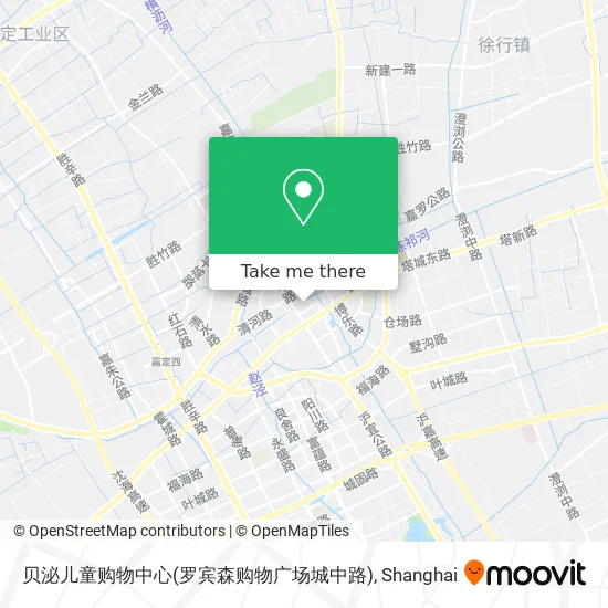 贝泌儿童购物中心(罗宾森购物广场城中路) map