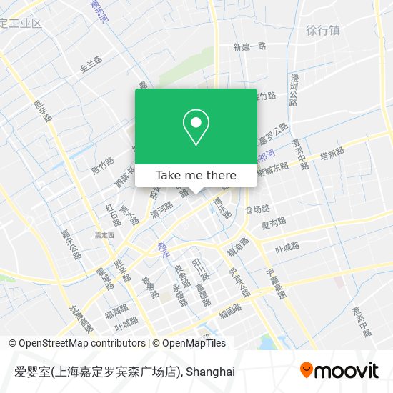 爱婴室(上海嘉定罗宾森广场店) map