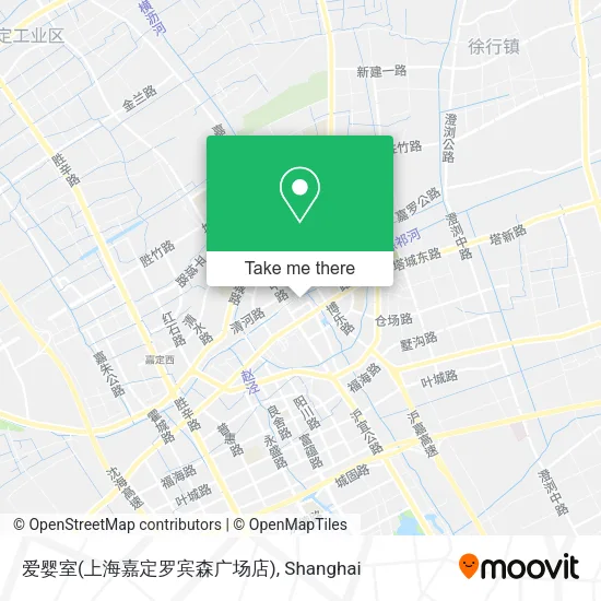 爱婴室(上海嘉定罗宾森广场店) map
