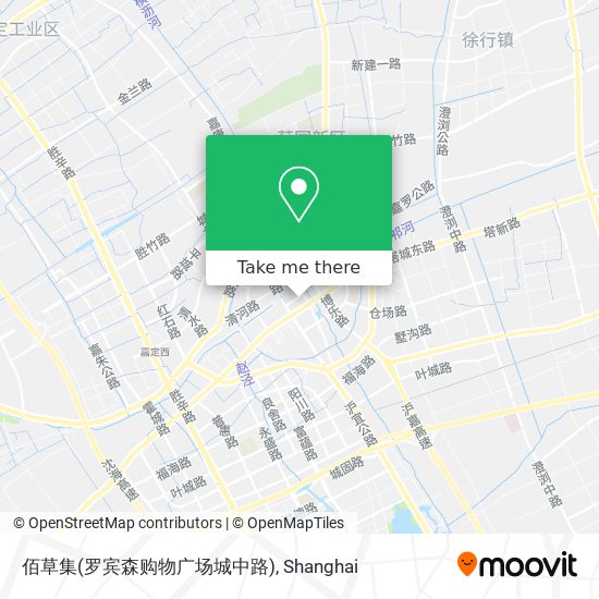 佰草集(罗宾森购物广场城中路) map