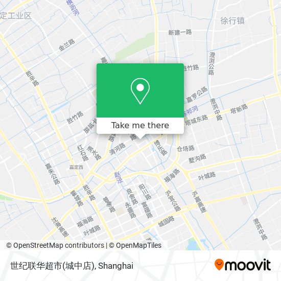 世纪联华超市(城中店) map