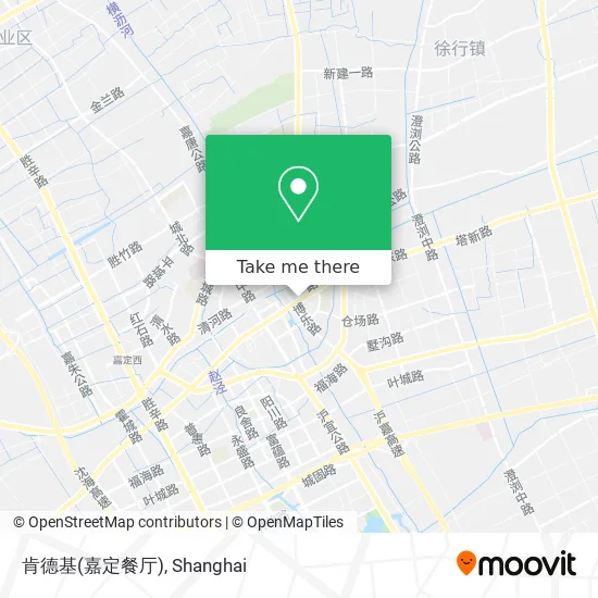 肯德基(嘉定餐厅) map