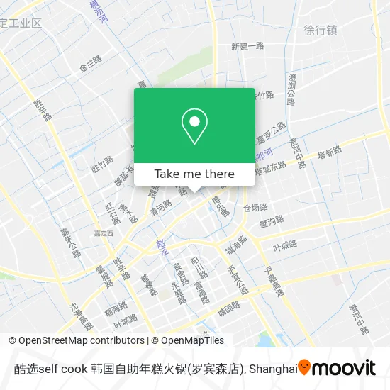 酷选self cook 韩国自助年糕火锅(罗宾森店) map