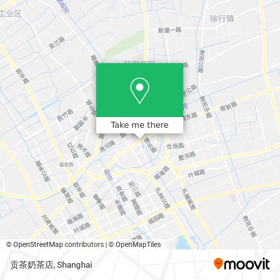 贡茶奶茶店 map