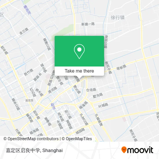 嘉定区启良中学 map