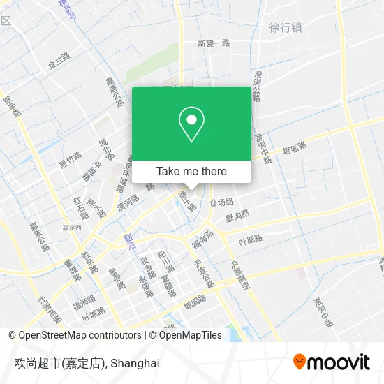 欧尚超市(嘉定店) map