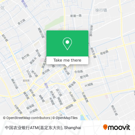 中国农业银行ATM(嘉定东大街) map