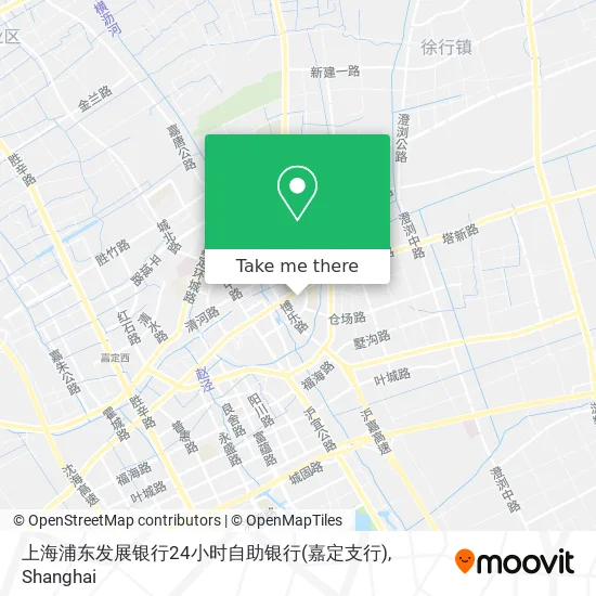 上海浦东发展银行24小时自助银行(嘉定支行) map