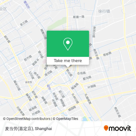 麦当劳(嘉定店) map