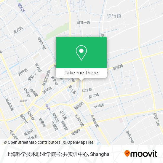 上海科学技术职业学院-公共实训中心 map