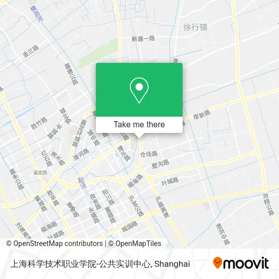 上海科学技术职业学院-公共实训中心 map