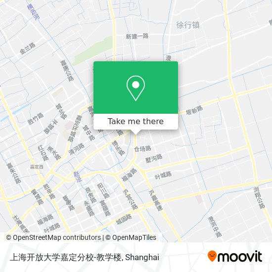 上海开放大学嘉定分校-教学楼 map