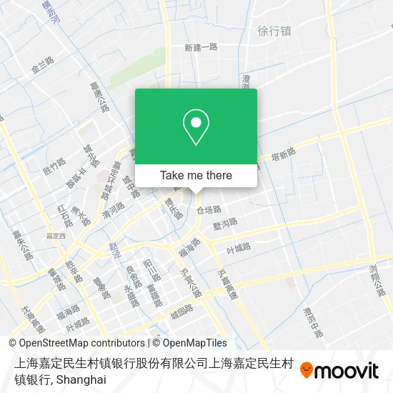 上海嘉定民生村镇银行股份有限公司上海嘉定民生村镇银行 map