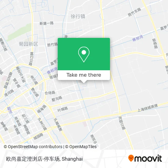 欧尚嘉定澄浏店-停车场 map