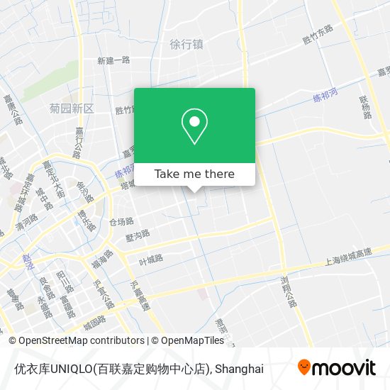 优衣库UNIQLO(百联嘉定购物中心店) map