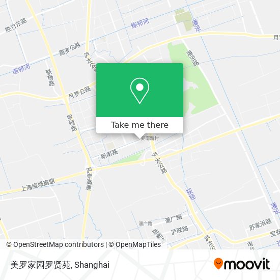 美罗家园罗贤苑 map