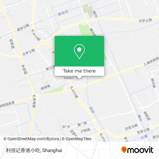 利强记香港小吃 map