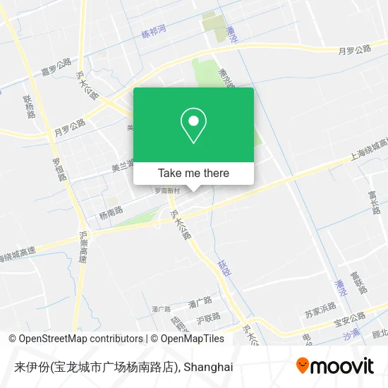 来伊份(宝龙城市广场杨南路店) map