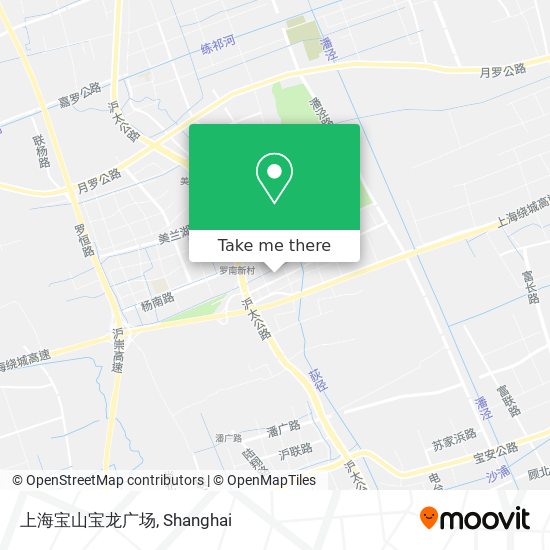 上海宝山宝龙广场 map