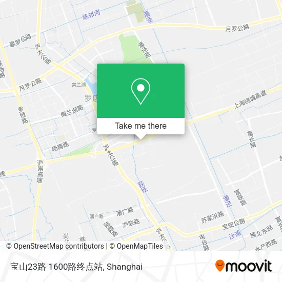 宝山23路 1600路终点站 map