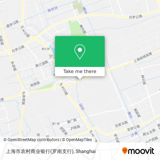 上海市农村商业银行(罗南支行) map